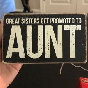 “Great sisters get promoter to aunt” plague